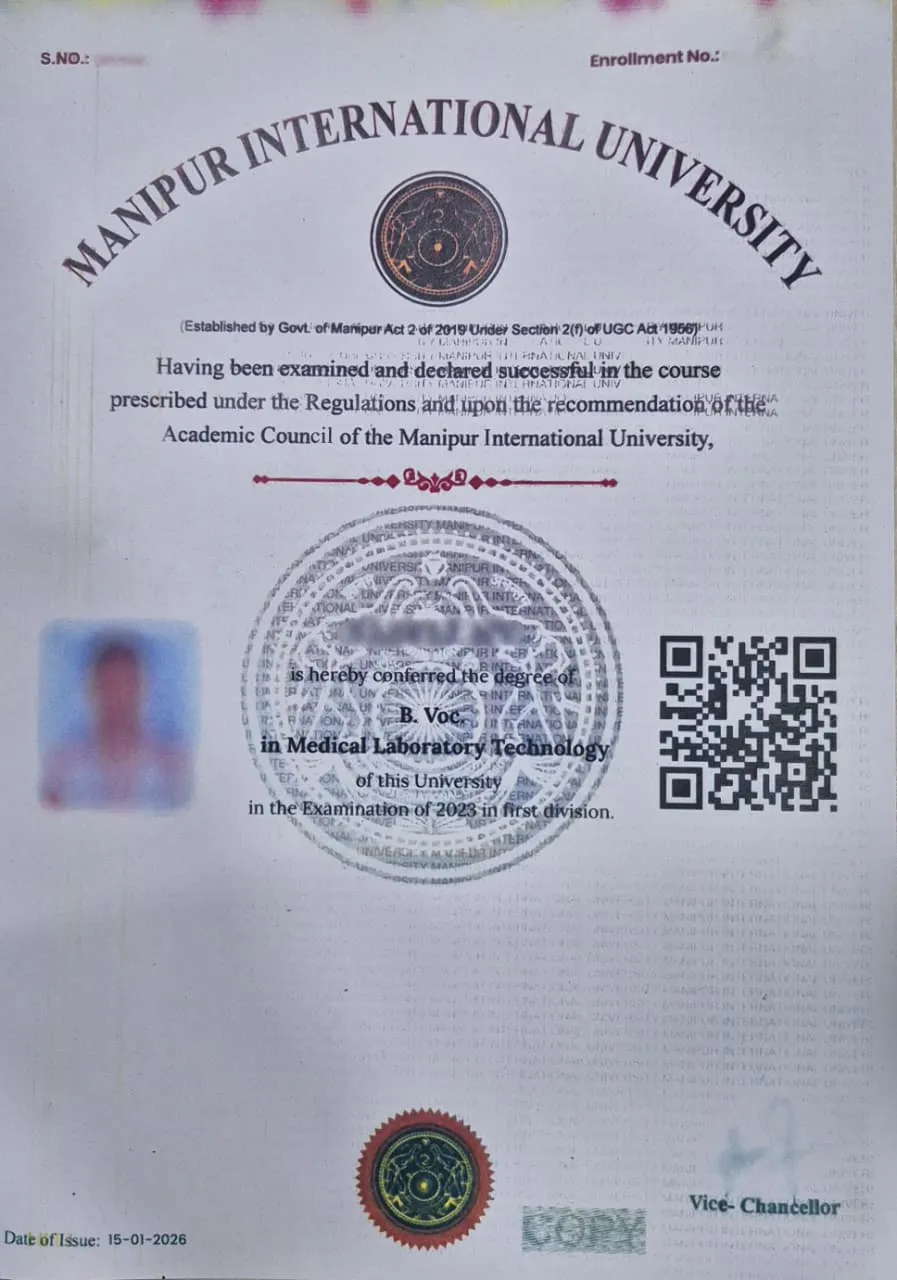 MIU Certificate
